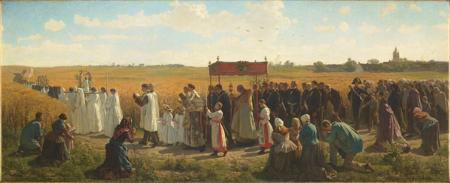 La benedizione del grano nell'Artois, 1857 - Musee des Beaux, Arts, Arras